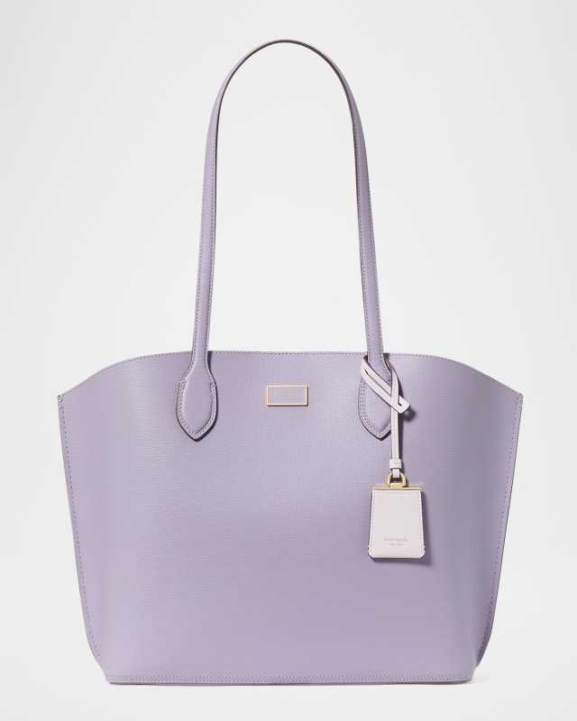 suite calf leather work tote bag
